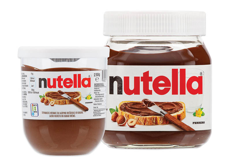 Tepamiesiems kremams NUTELLA