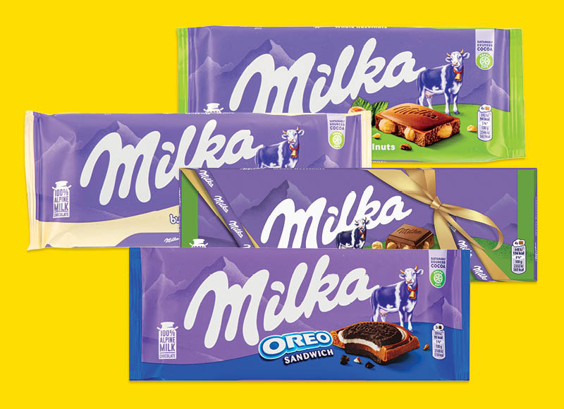 Šokolado plytelėms MILKA