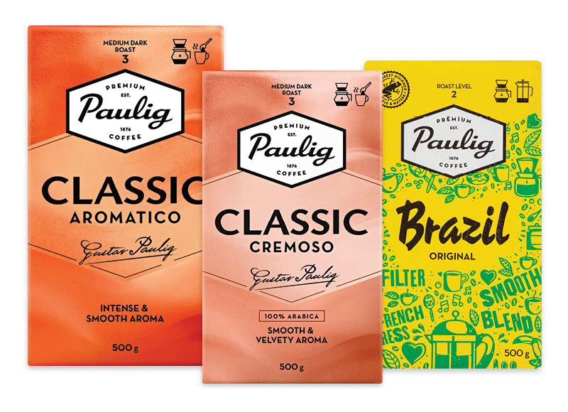 Malta kava PAULIG BRAZIL, CREMOSO, AROMATICO