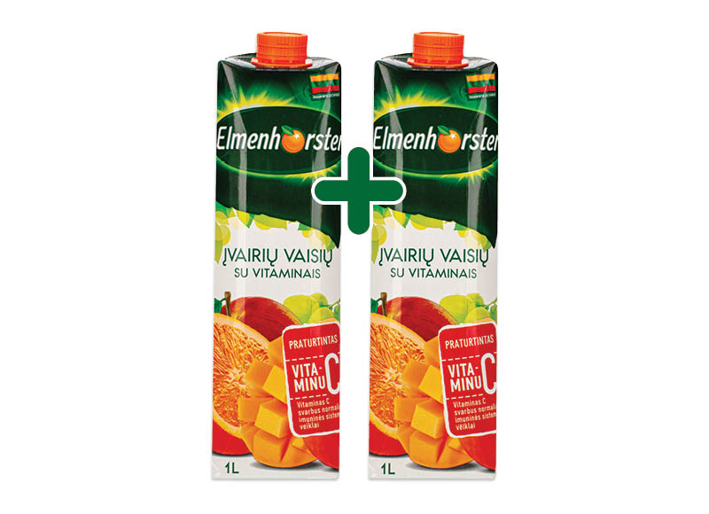 Įvairių vaisių sulčių gėrimas ELMENHORSTER