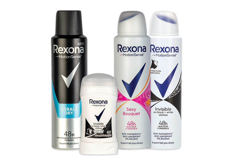 Dezodorantams REXONA