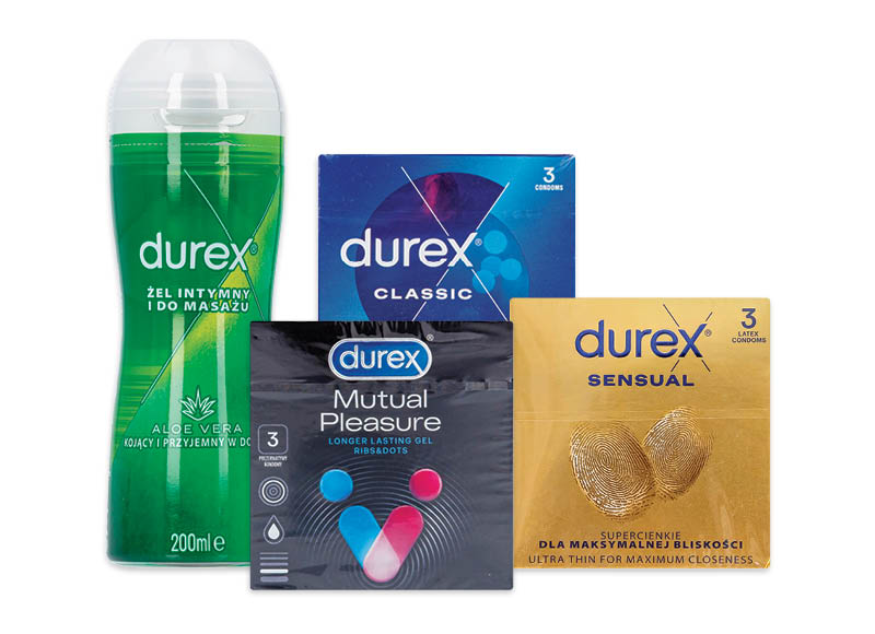 Prezervatyvams ir lubrikantams DUREX