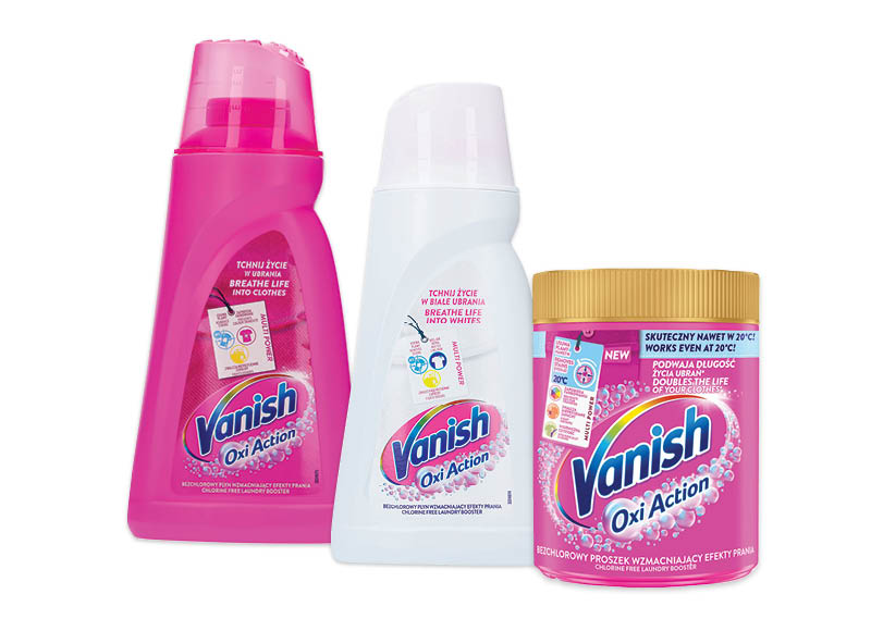 Dėmių valiklis VANISH OXI ACTION