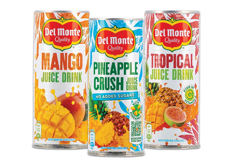 Negazuotiems gėrimams DEL MONTE