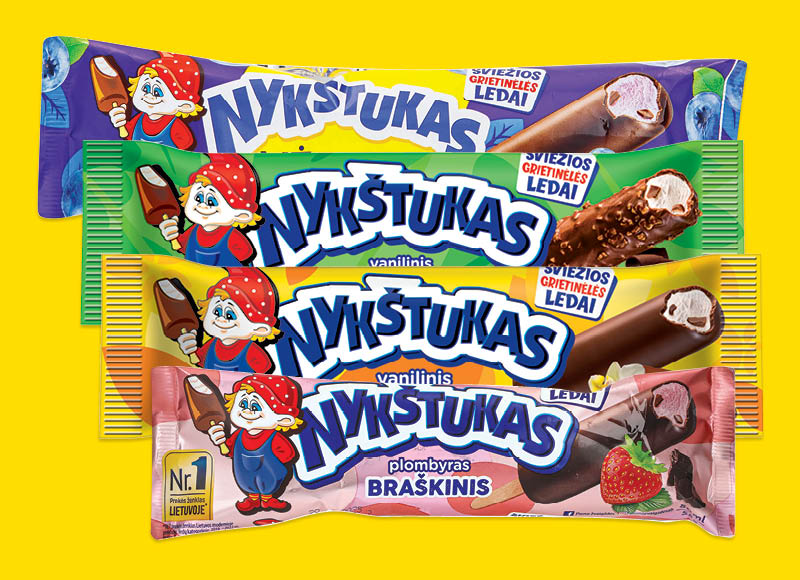 Ledai ant pagaliuko NYKŠTUKAS