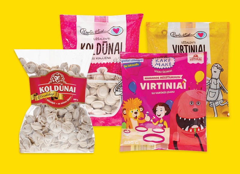 Šaldyti virtiniai ar koldūnai LIŪTUKAS IR KO