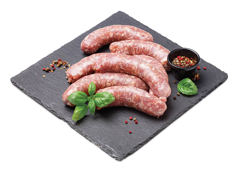Šviežios itališko stiliaus kiaulienos dešrelės