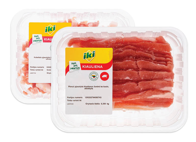 IKI atvėsinta kiaulienos šoninė