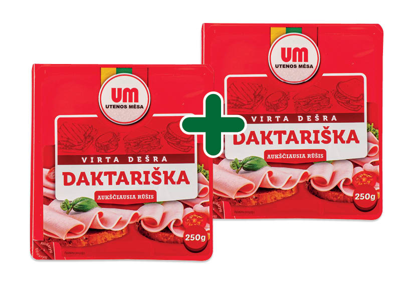 Virta UTENOS DAKTARIŠKA dešra griežinėliais