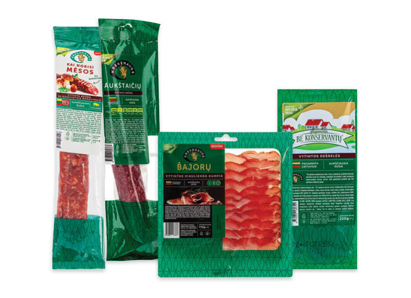 Vytintiems mėsos gaminiams KREKENAVOS