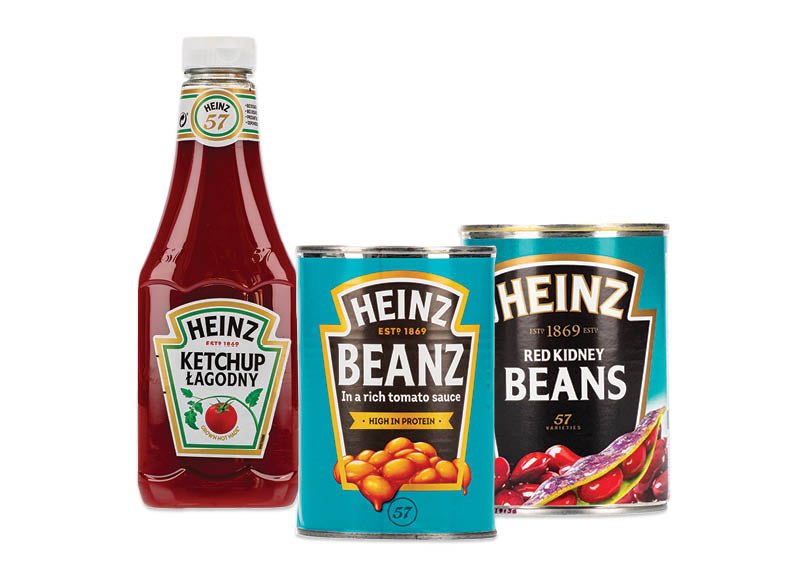 Konservuotoms daržovėms, padažams, kečupui HEINZ