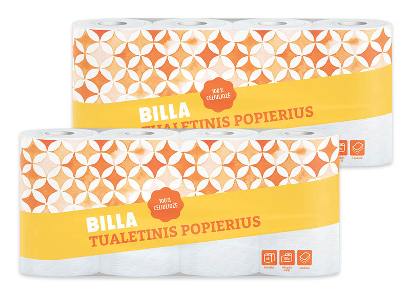 BILLA tualetinis popierius