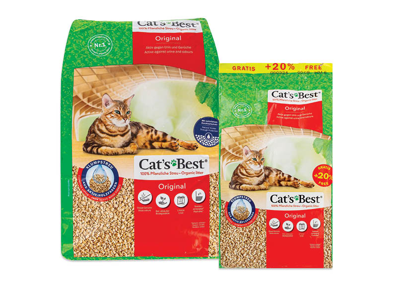 Sušokančiam pjuvenų kraikui CAT’S BEST