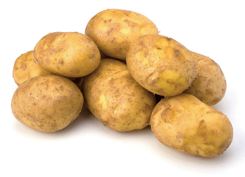 Šviežios sveriamos bulvės