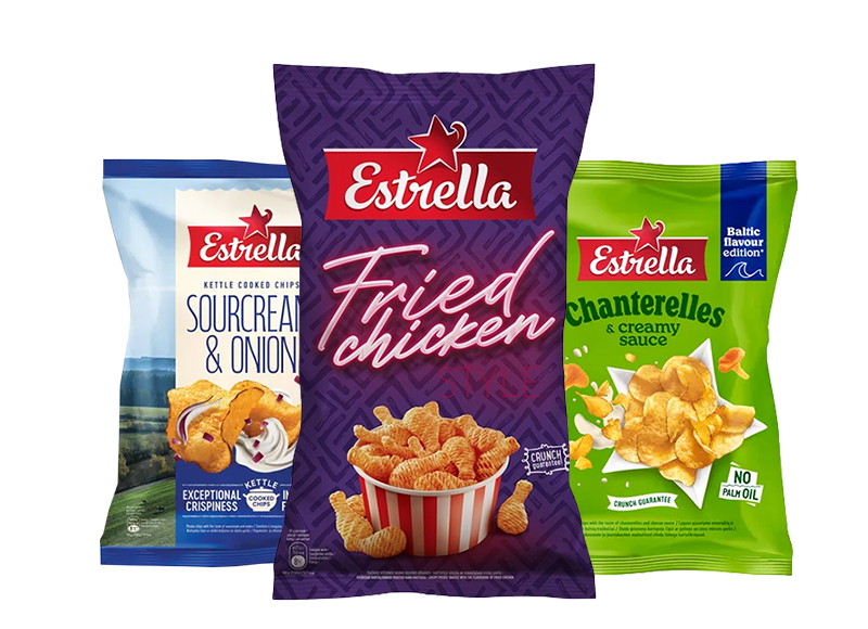Traškučiams ir spragintiems kukurūzams ESTRELLA