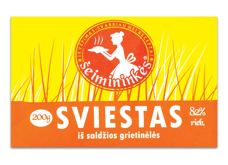 Saldžios grietinėlės sviestas ŠEIMININKĖS