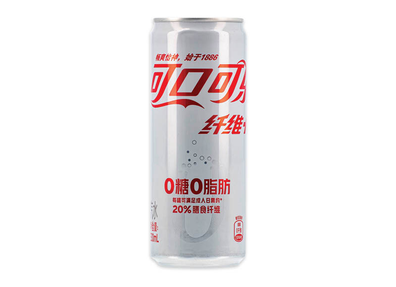 Gazuotas gėrimas be cukraus COCA-COLA PLUS FIBER