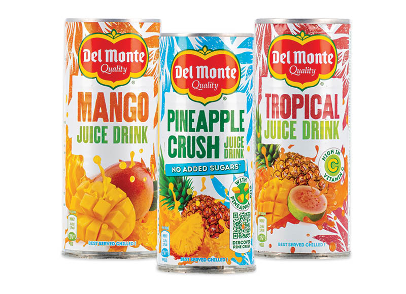 Negazuotiems gėrimams DEL MONTE