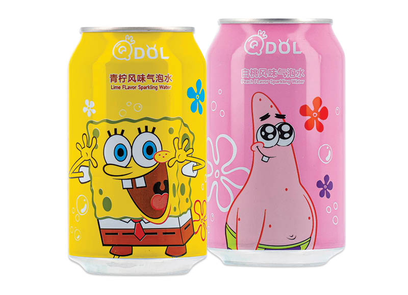 Gazuotas gėrimas QDOL SPONGEBOB