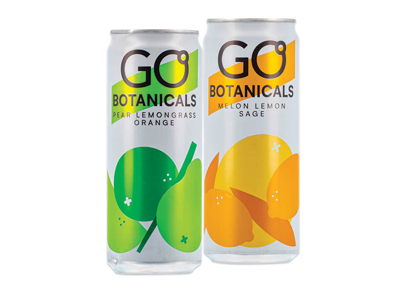 Gazuotas gėrimas GO BOTANICALS