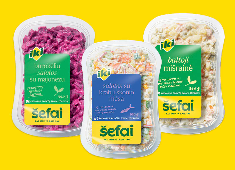 IKI ŠEFAI salotoms ir mišrainėms su majonezu