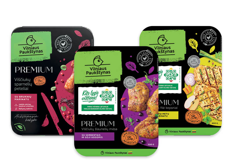 Marinuotai VILNIAUS PAUKŠTYNO PREMIUM produkcijai