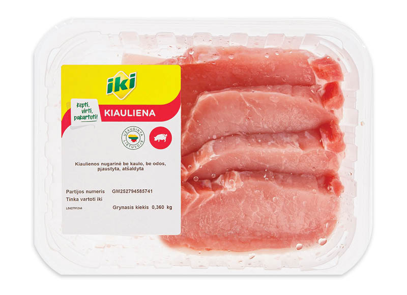 IKI pjaustyta kiaulienos nugarinė be kaulo