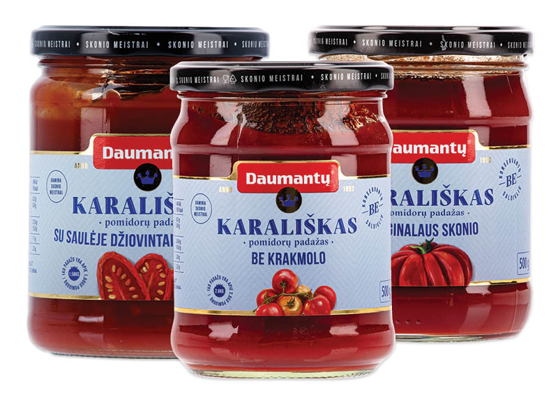 Pomidorų padažas DAUMANTŲ KARALIŠKAS