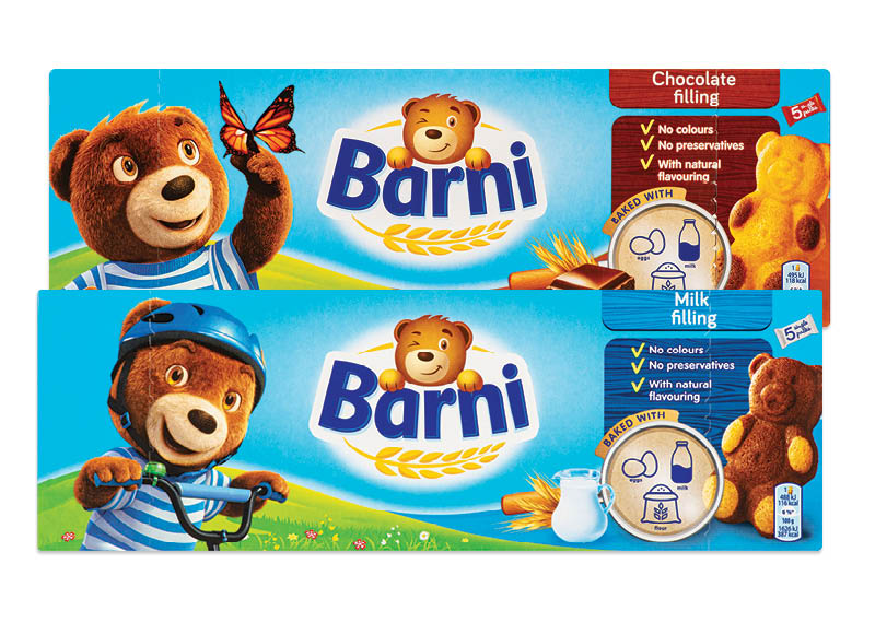 Biskvitiniai pyragėliai BARNI