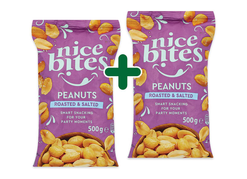 NICE BITES žemės riešutai