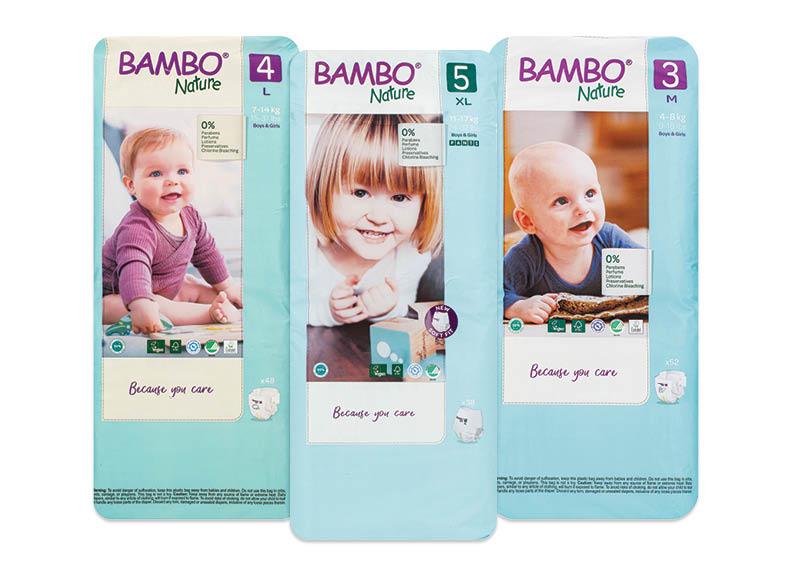 Sauskelnėms BAMBO NATURE EKO