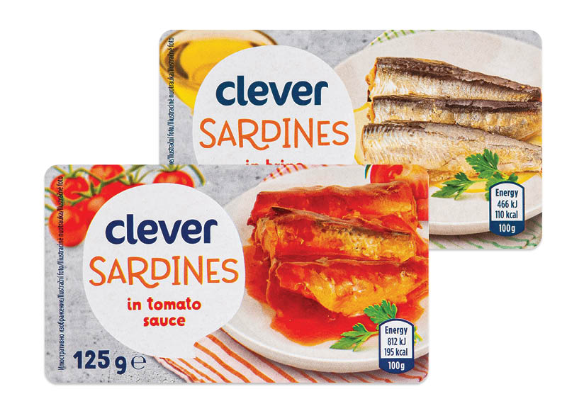 CLEVER sardinės