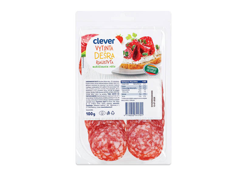 CLEVER vytinta dešra griežinėliais
