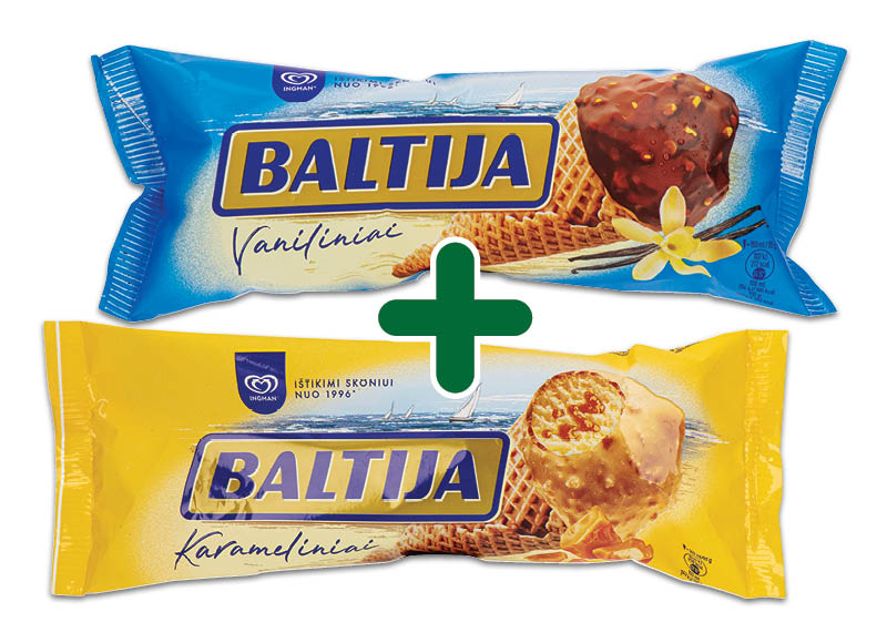 Ledai vafliniame ragelyje BALTIJA