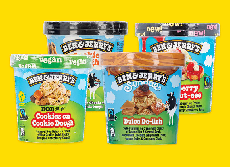 Ledams dėžutėse BEN & JERRY’S