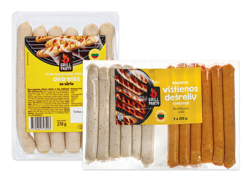 GRILL PARTY kepamosioms dešrelėms