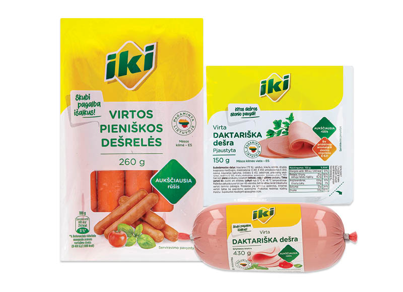IKI virtoms dešroms ir dešrelėms