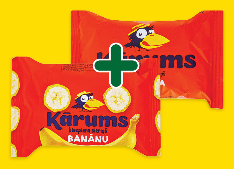 Glaistytas varškės sūrelis KARUMS