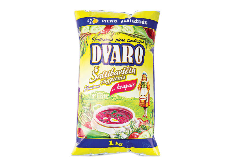 Rūgpienis su krapais DVARO ŠALTIBARŠČIŲ