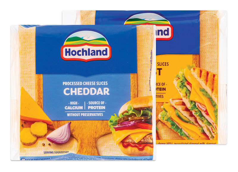 Sūris HOCHLAND riekutėmis