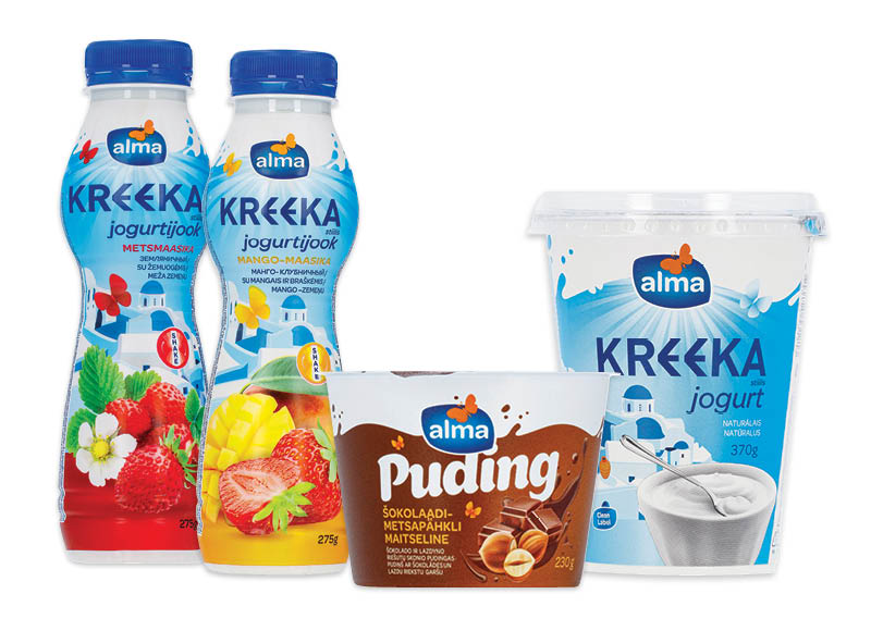 Pieno produktams ALMA