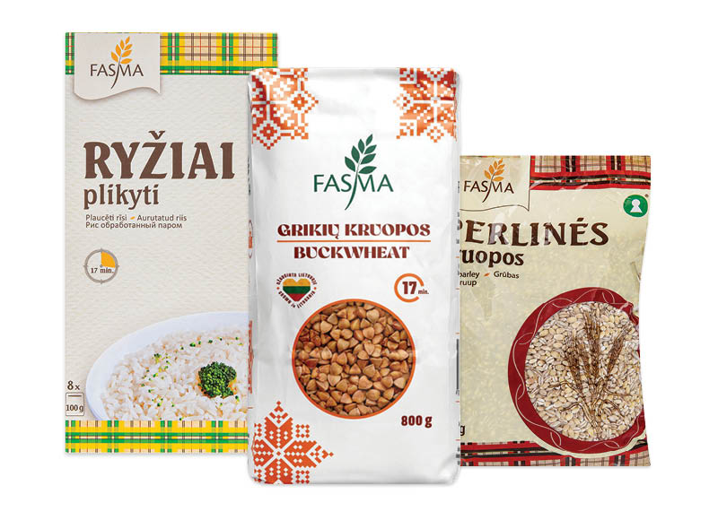 Kruopoms, ryžiams FASMA