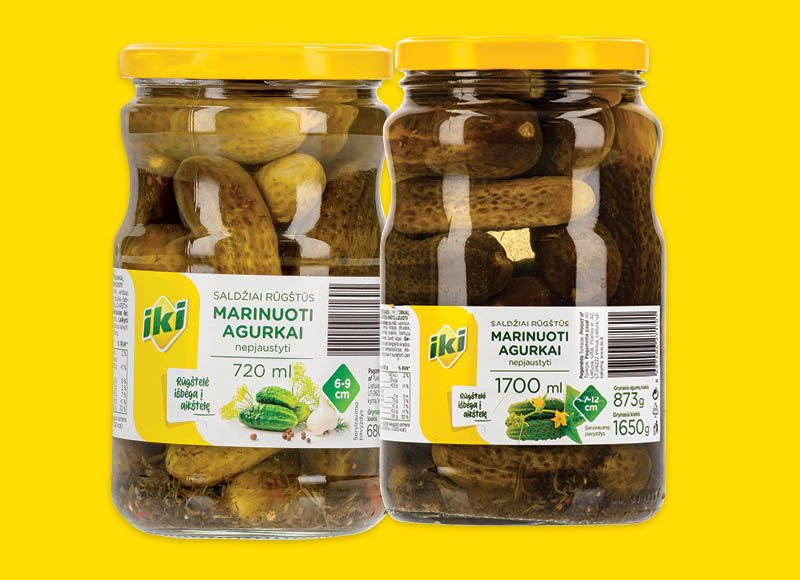 IKI marinuotiems agurkams