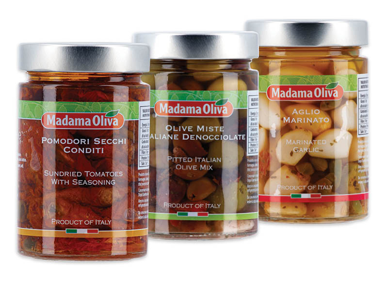 Konservuotoms daržovėms MADAMA OLIVA