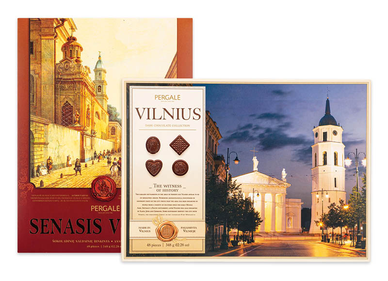 Saldainių dėžutė SENASIS VILNIUS ar VILNIAUS ASORTI