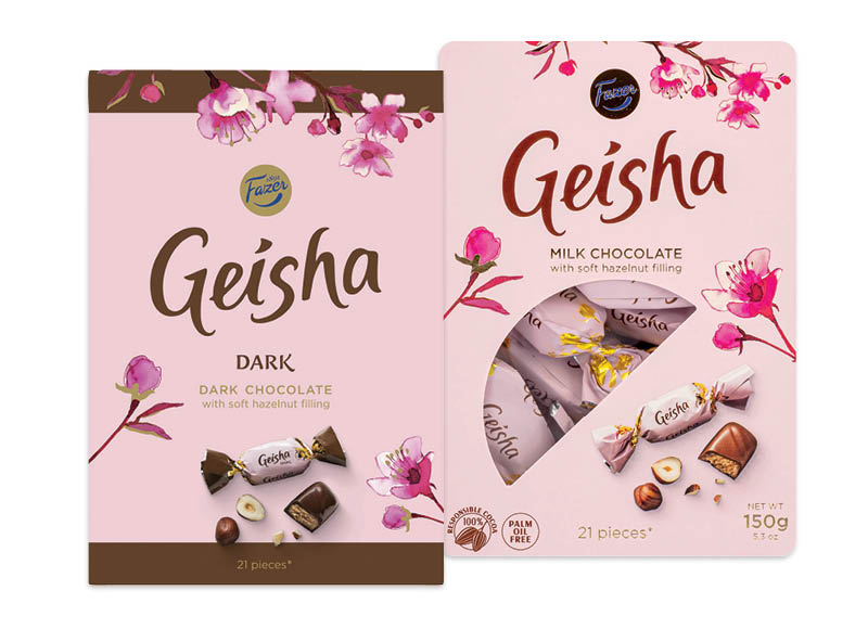 Saldainių dėžutė GEISHA
