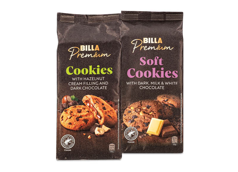 BILLA PREMIUM sausainiai
