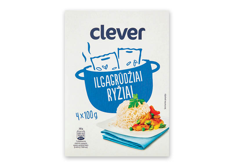 CLEVER ilgagrūdžiai ryžiai