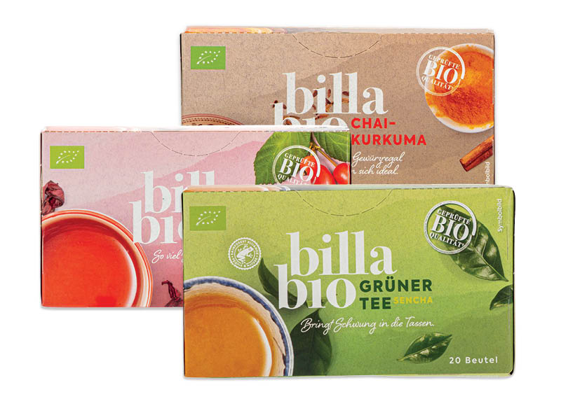 BILLA BIO arbata