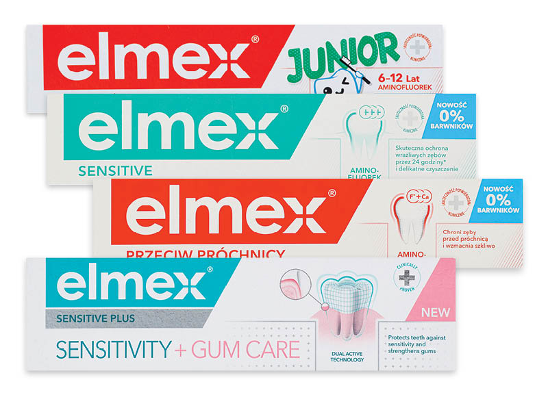 Burnos priežiūros priemonėms ELMEX